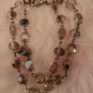 Double Strand Crystal Bracelet